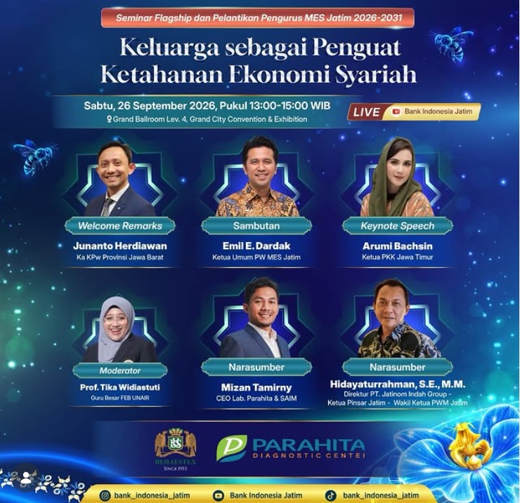 Seminar Flagship & Pelantikan Pengurus MES Jatim 2026–2031